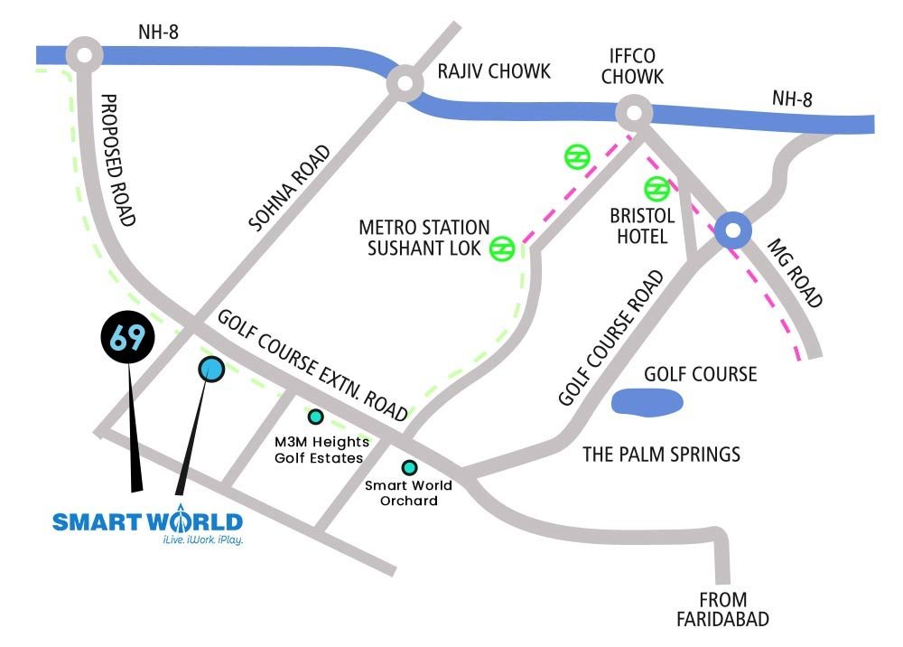 Smart World 69 Location Map